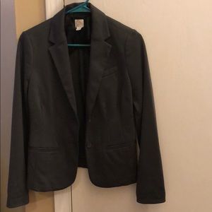 Charcoal gray blazer